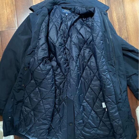 NEW Polo Ralph Lauren Commuter Short Trench Coat Large - Picture 12 of 12